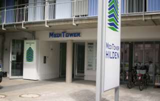 Meditower Hilden Eingang